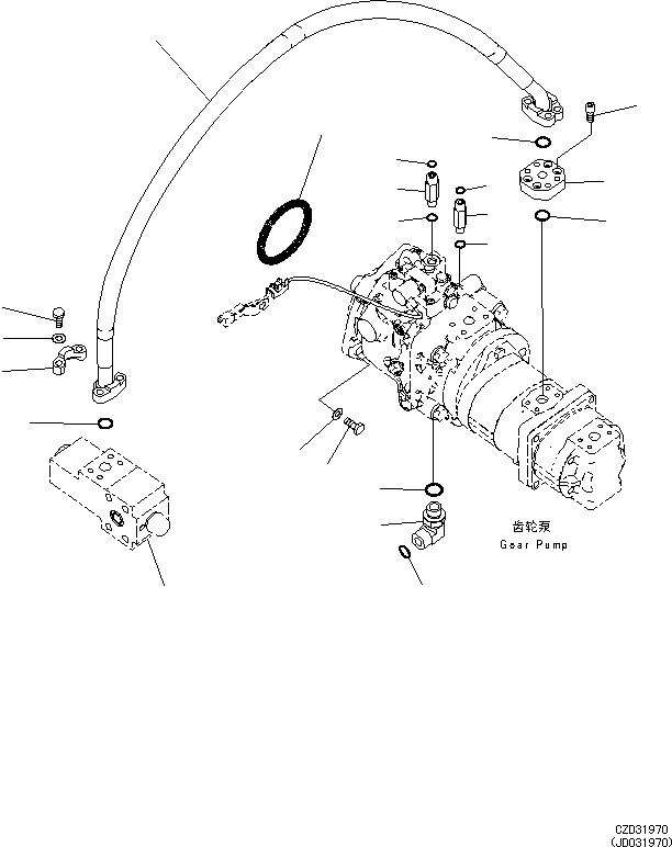 Valve Assembly(Hydraulic Tank,Relief Valve) (21M-60-11202) KOMATSU