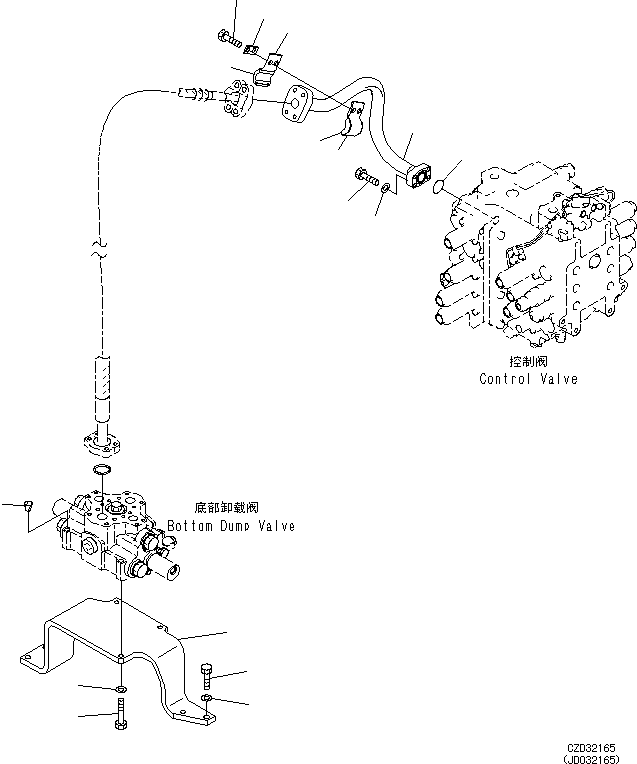 Трубка 21M-970-3310 KOMATSU