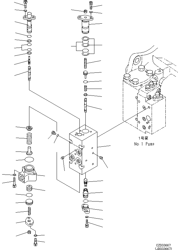 Корпус в сборе (708-23-00430) KOMATSU