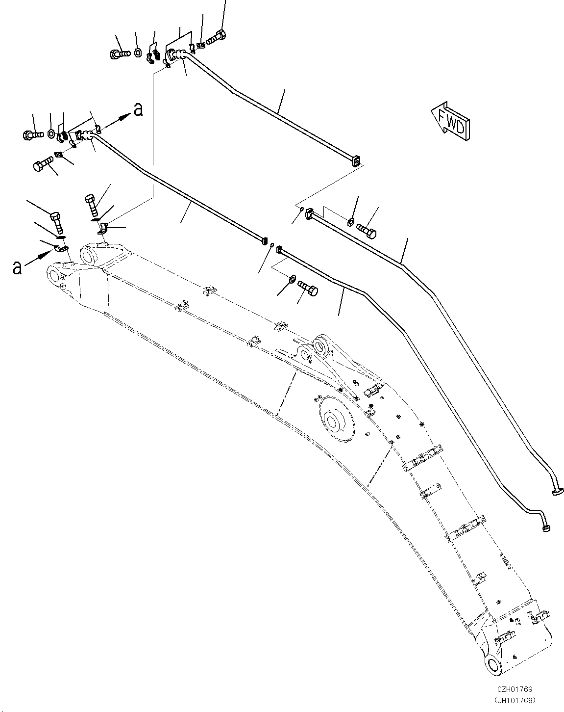 Кронштейн 2A8-62-D1930 KOMATSU
