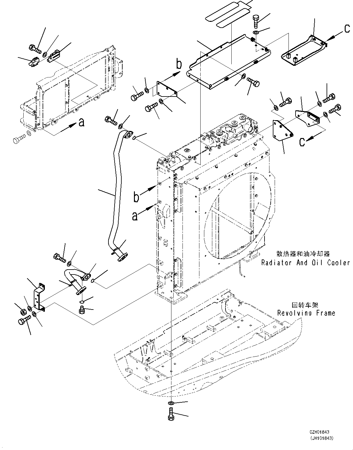 Трубка 2A8-03-11930 KOMATSU