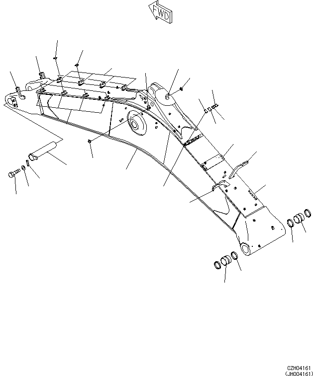 Кронштейн сварной 21M-62-32750 KOMATSU