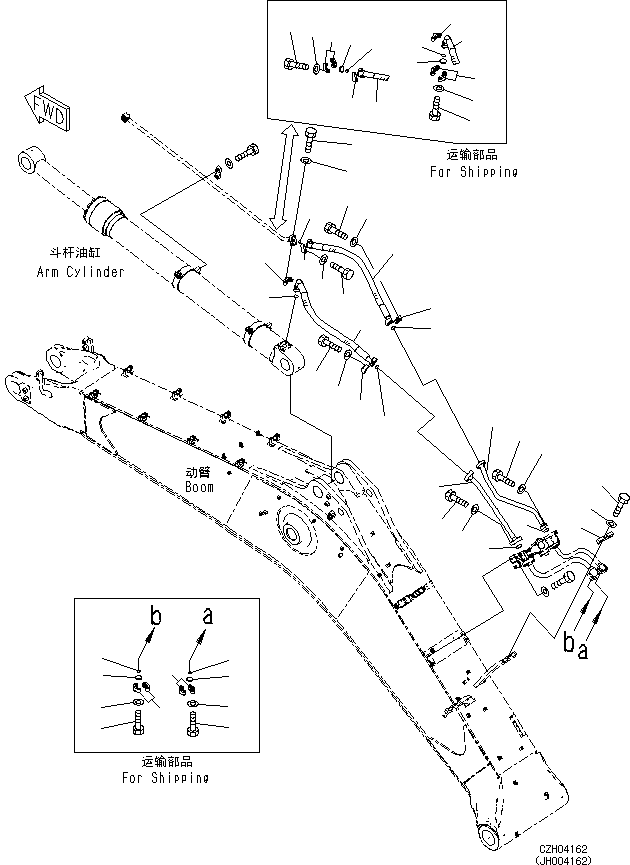 Шланг фланцевого типа 07084-01415 KOMATSU