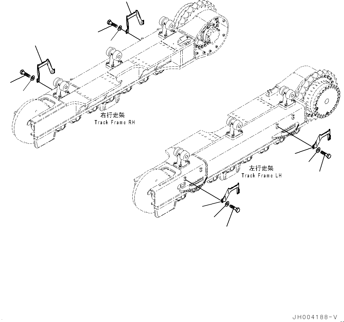 Кронштейн 21M-30-33231 KOMATSU