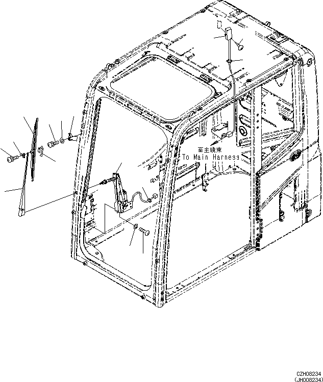 Lamp Assembly, Room 2A5-53-12870 KOMATSU