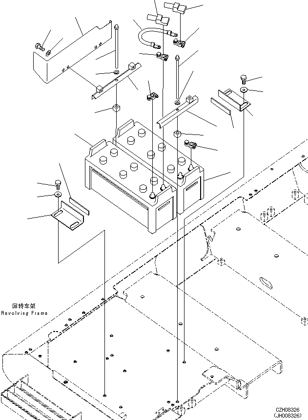 BATTERY, ,  (170F51) 208-06-D1460 KOMATSU