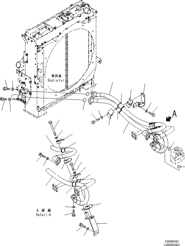 Шланг 207-62-77160 KOMATSU