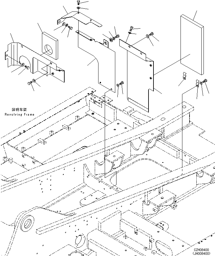 Крышка 207-54-73751 KOMATSU