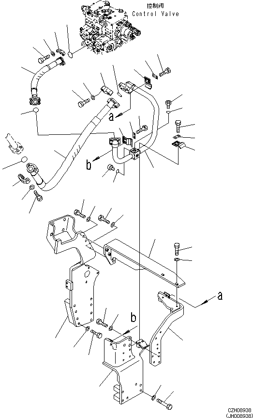 Трубка 207-62-42490 KOMATSU