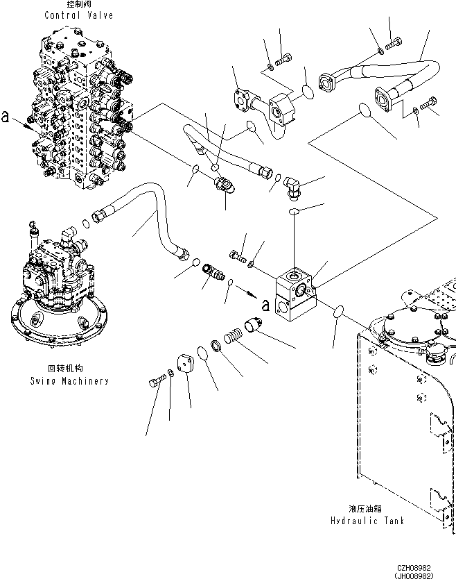Трубка 207-62-42481 KOMATSU