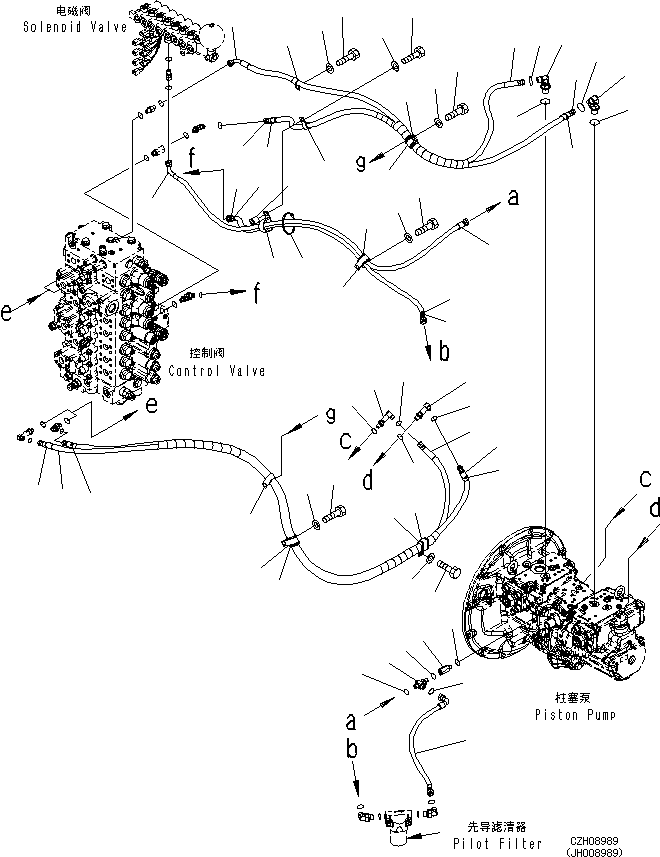 шланг 02775-003A5 KOMATSU