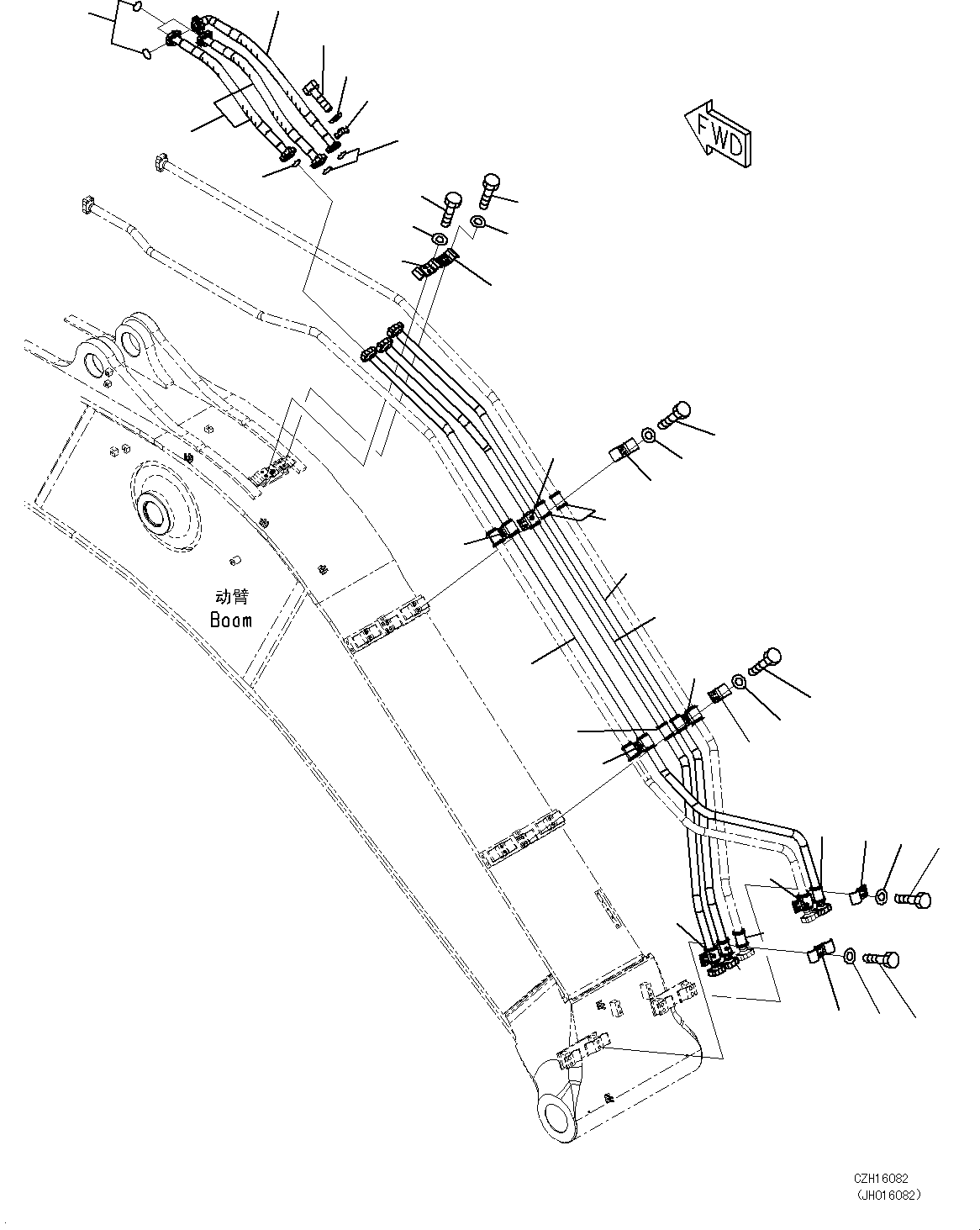 Шланг 208-62-76980 KOMATSU