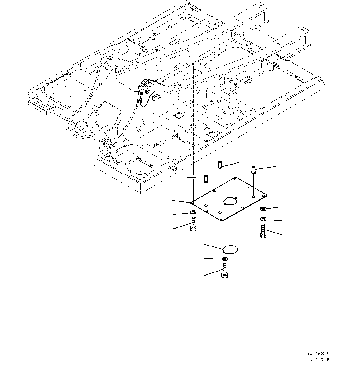 Крышка 208-54-81A81 KOMATSU