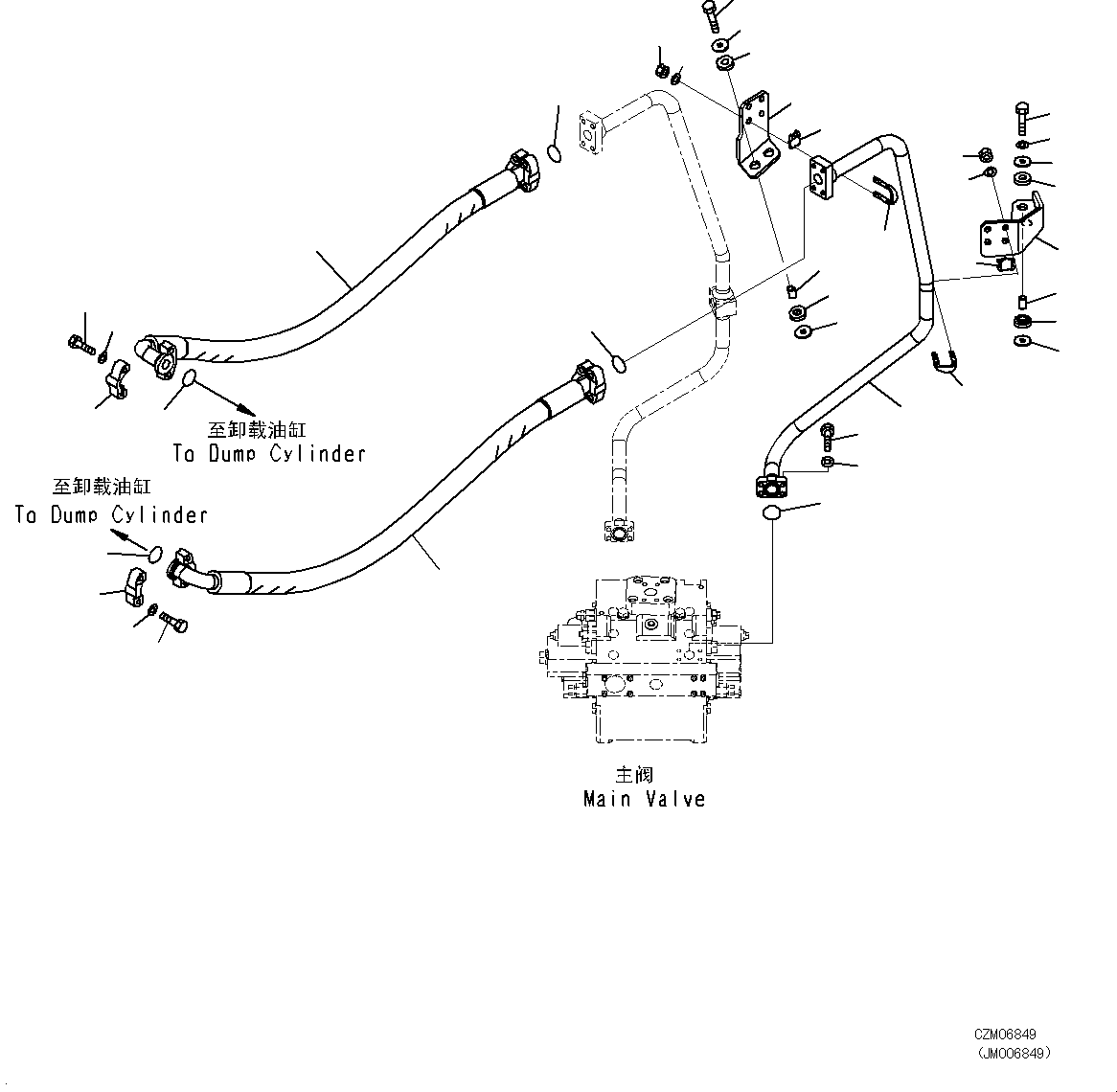 Трубка 425-62-43890 KOMATSU