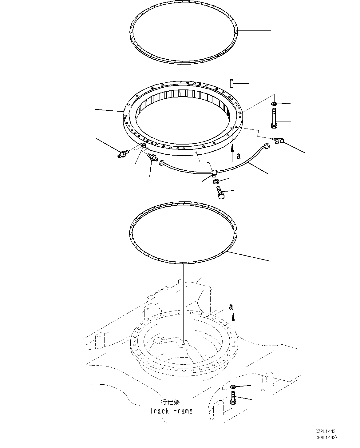 Swing Circle 208-25-00100 KOMATSU