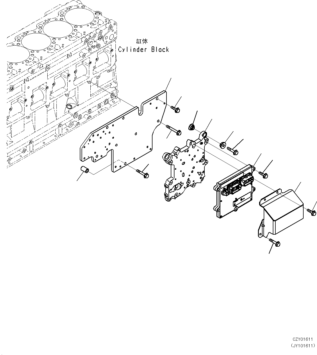Controller Assembly 600-461-4301 KOMATSU