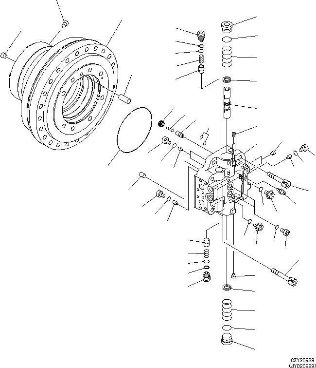 Case, Motor 708-8H-31360 KOMATSU