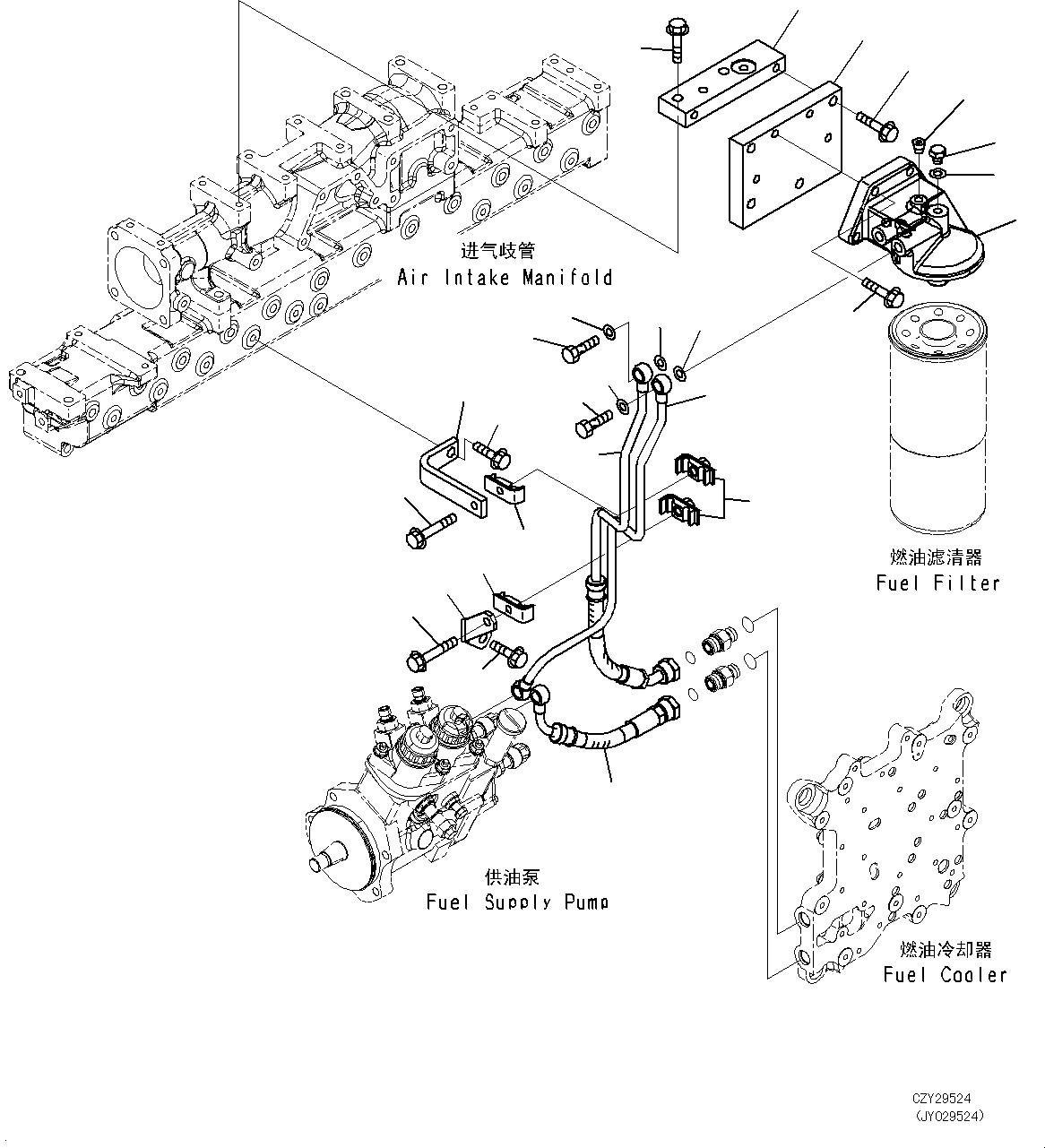 Шланг 6251-71-5461 KOMATSU
