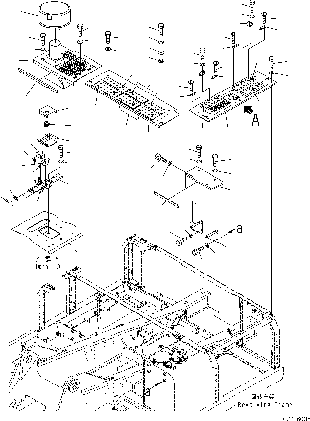 Крышка в сборе 207-54-74430 KOMATSU