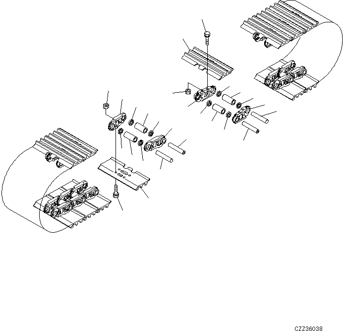 Башмак гусеницы в сборе 207-32-07330 KOMATSU