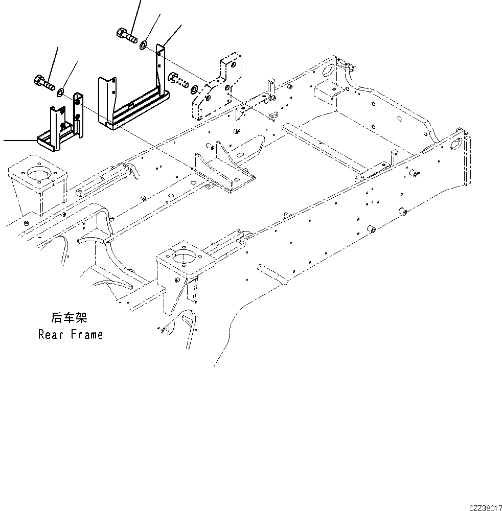 Подножка 423-46-D2240 KOMATSU