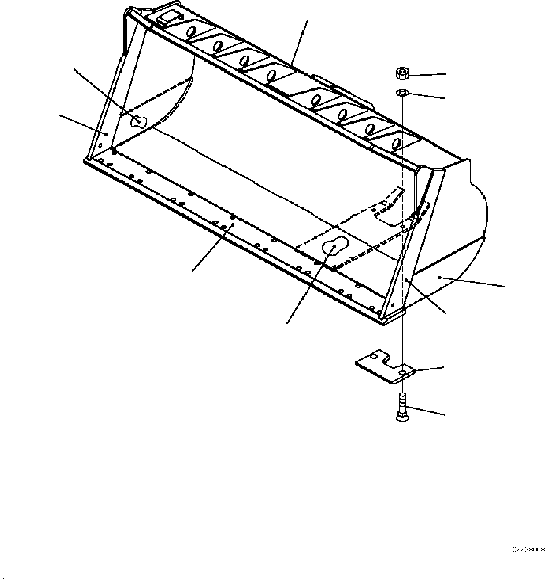 Пластина 423-82Z-1150 KOMATSU