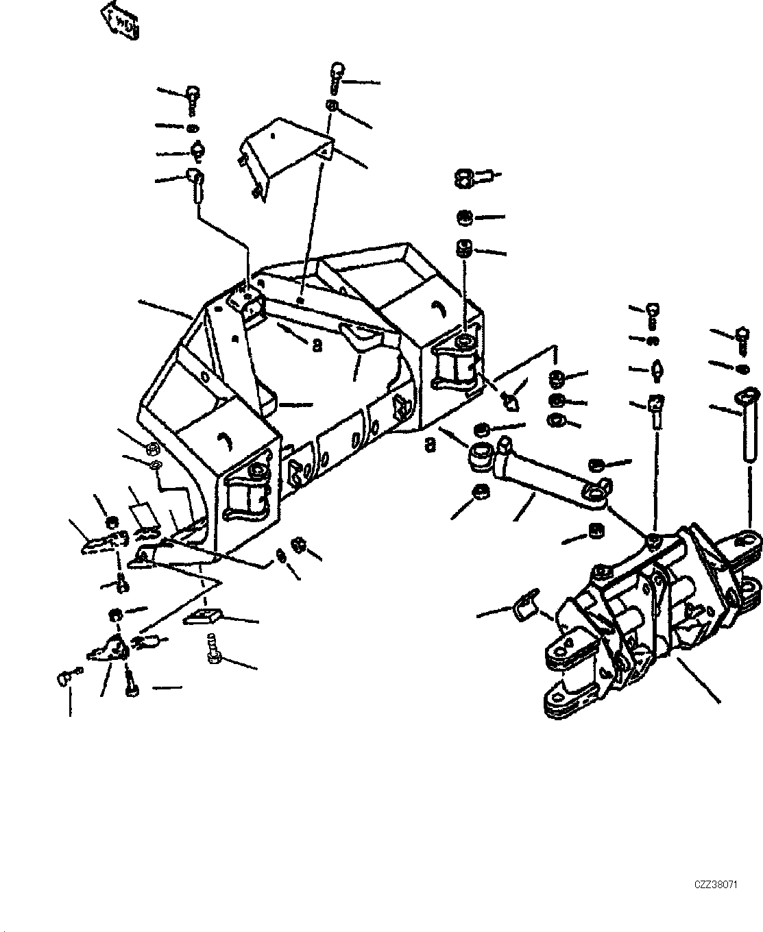 CRADLE 423-837-D141 KOMATSU