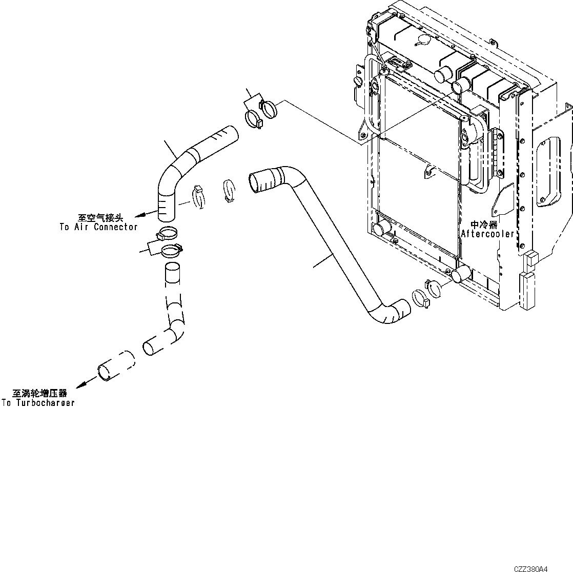 Шланг 423-03-D1860 KOMATSU