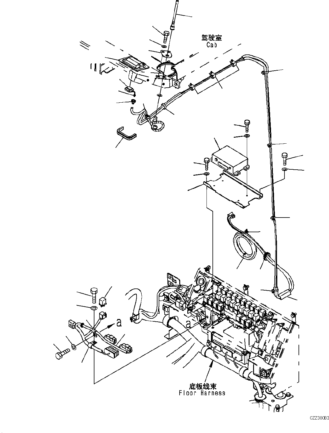 Жгут проводов 423-06-45840 KOMATSU