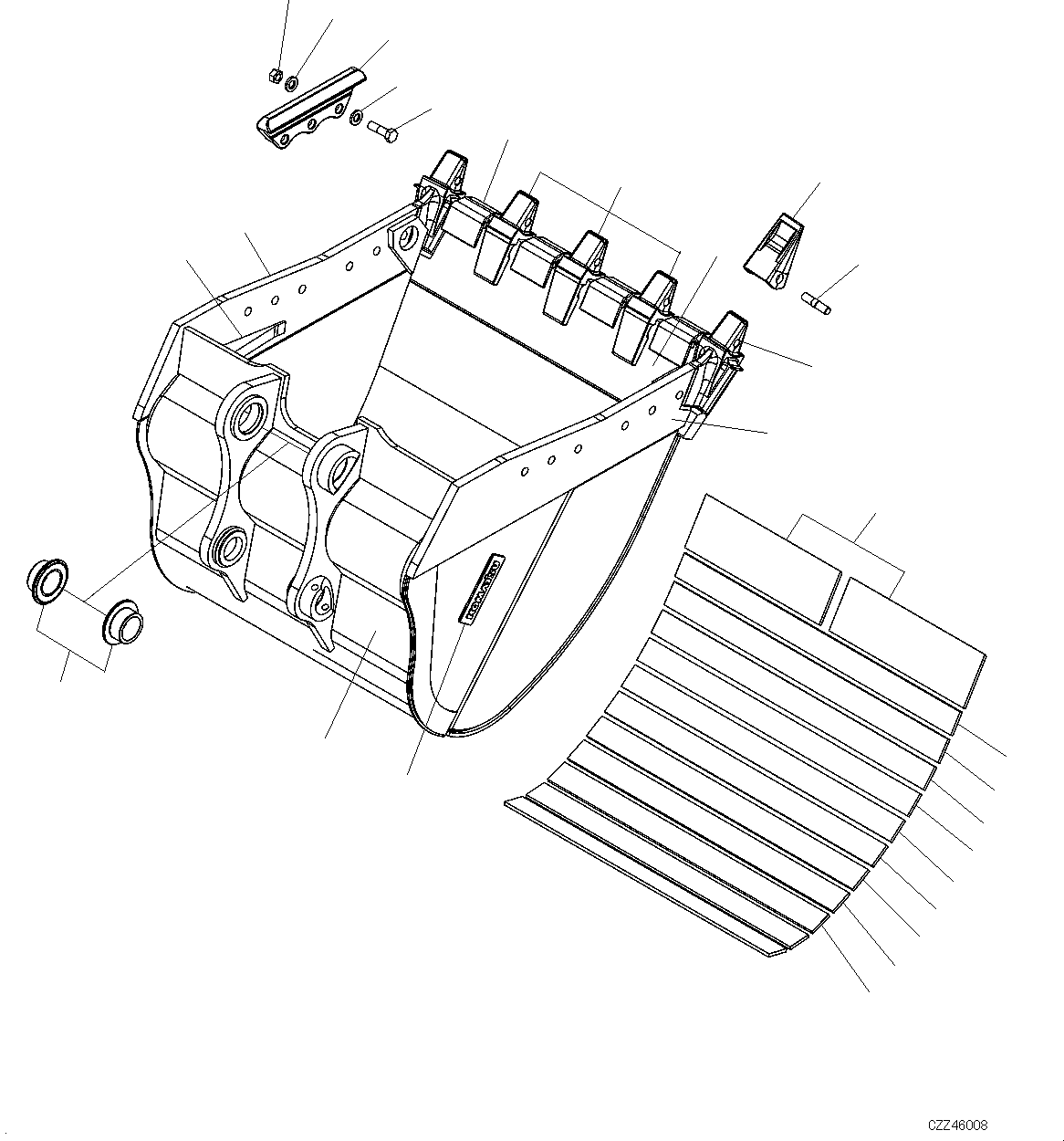 Пластина 208-934-DF30 KOMATSU