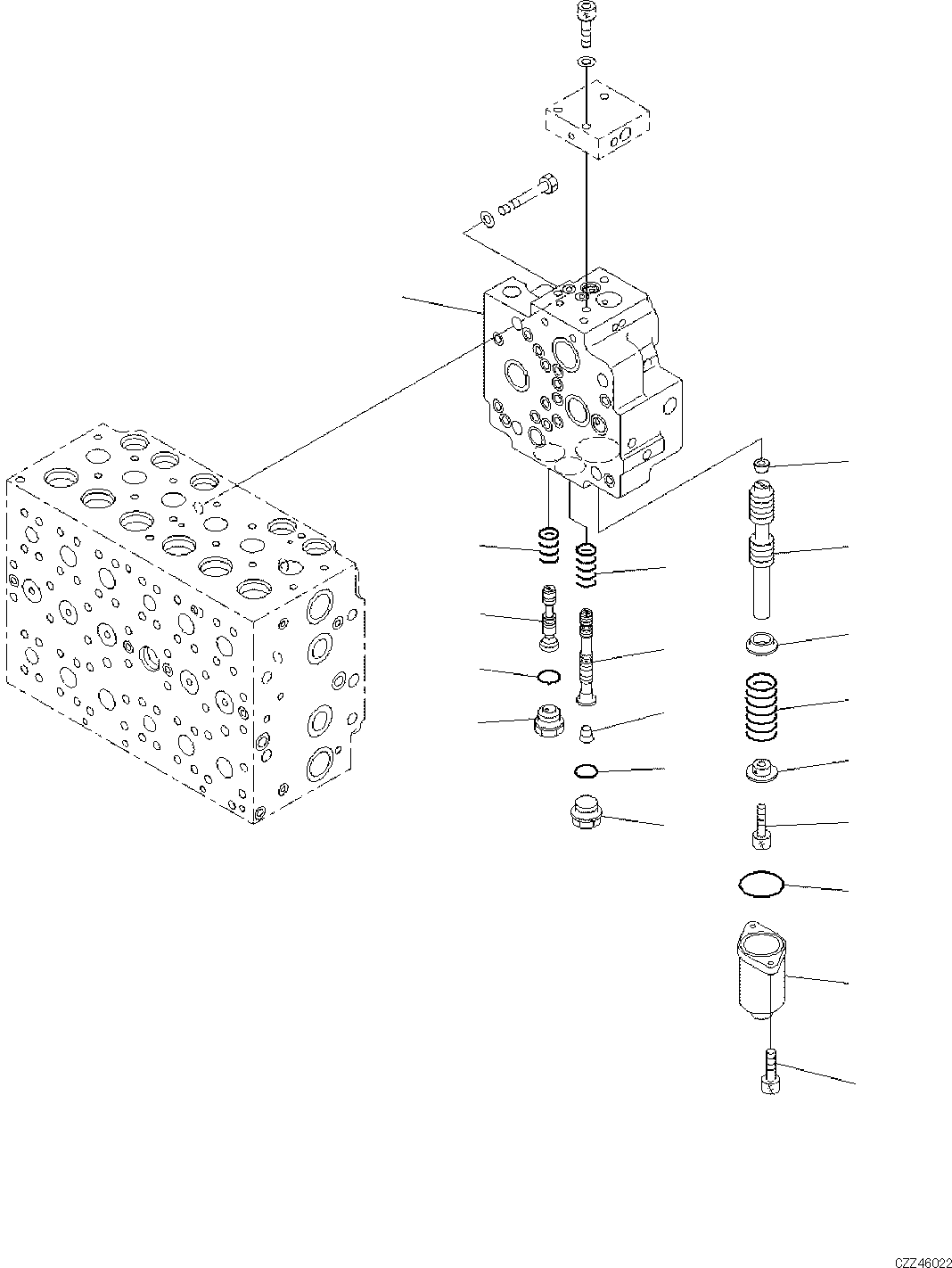 Корпус клапана 723-40-71513 KOMATSU