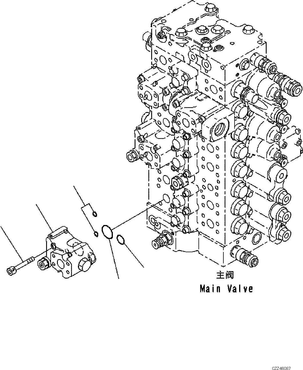 Клапан в сборе 723-40-82702 KOMATSU