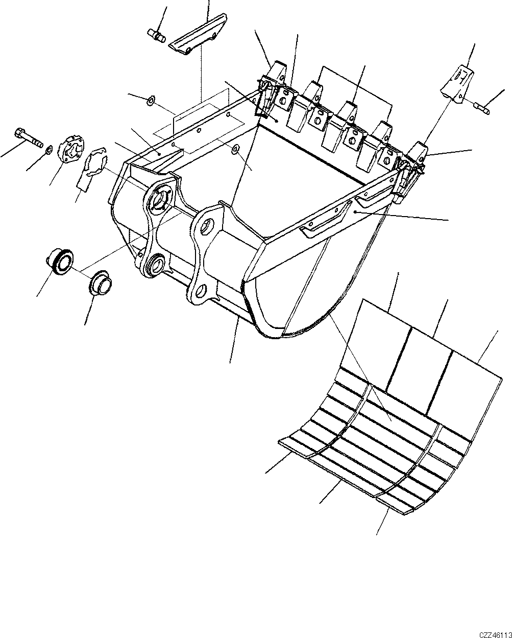 Ковш 208-934-D342 KOMATSU