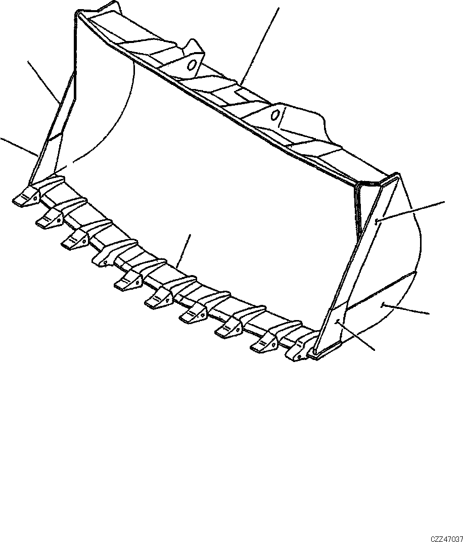 Ковш 421-809-4210 KOMATSU