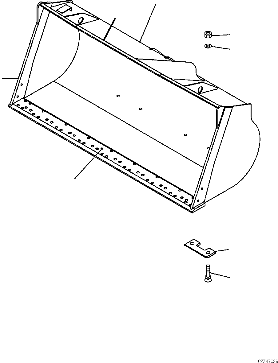 Пластина сварная 421-829-2730 KOMATSU