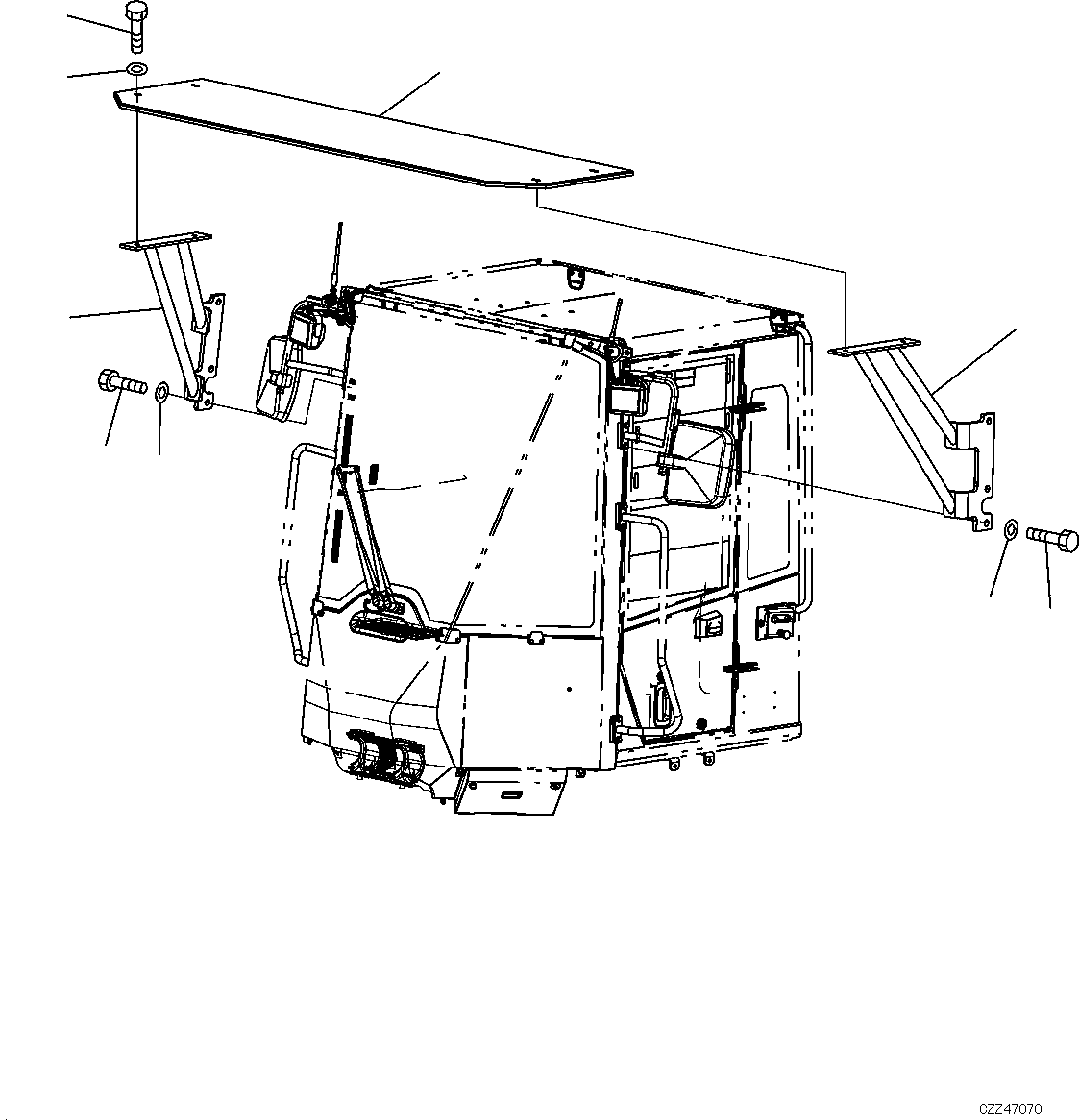 Крышка 421-926-D250 KOMATSU