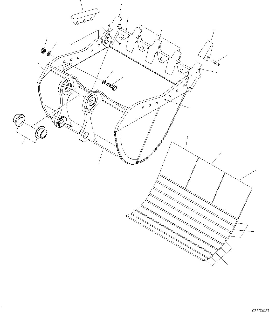 Ковш 2A8-934-D110 KOMATSU