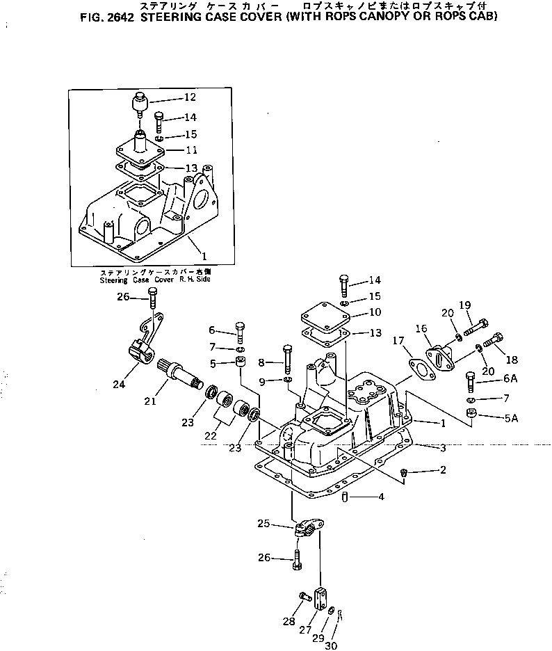 SHAFT,L.H. 113-33-32130 KOMATSU