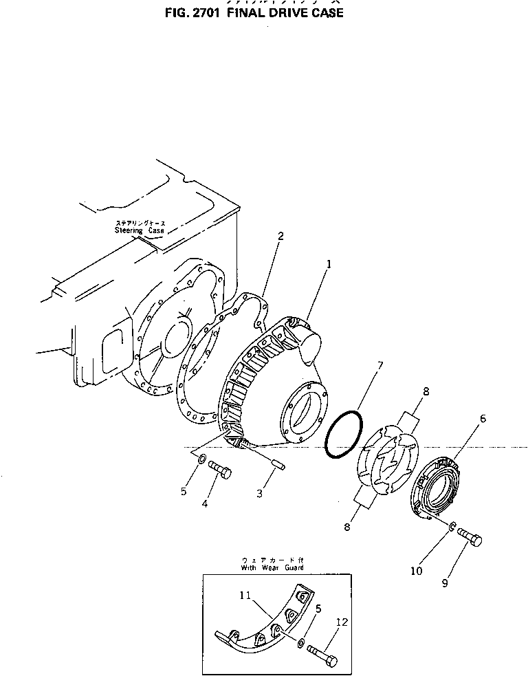Комплект регулировочных прокладок 113-27-05030 KOMATSU