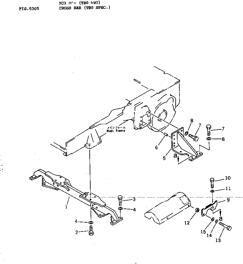 STEP,L.H. 113-30-37210 KOMATSU