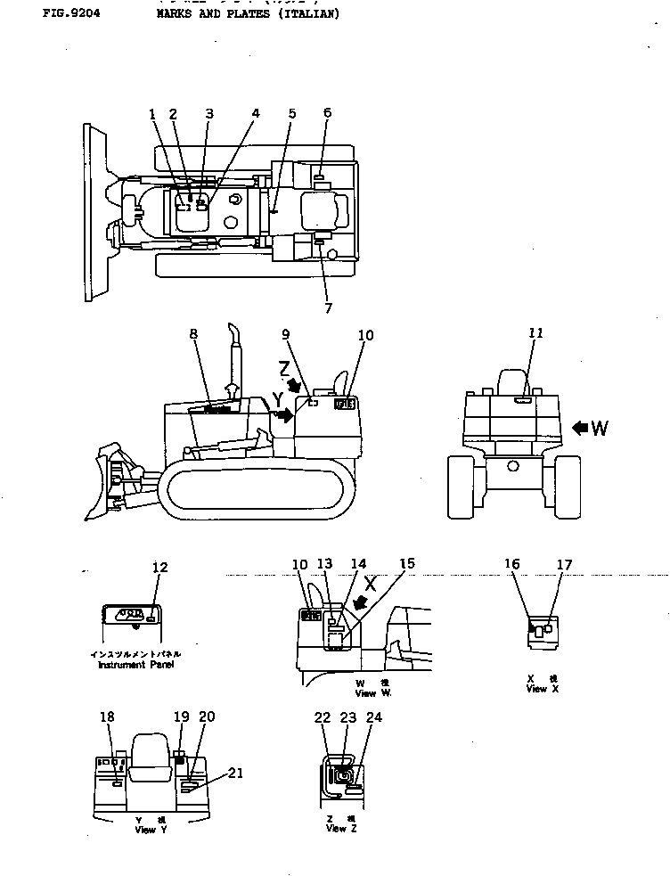 PLATE, INSTRUCTION,RADIATOR 09650-52103 KOMATSU