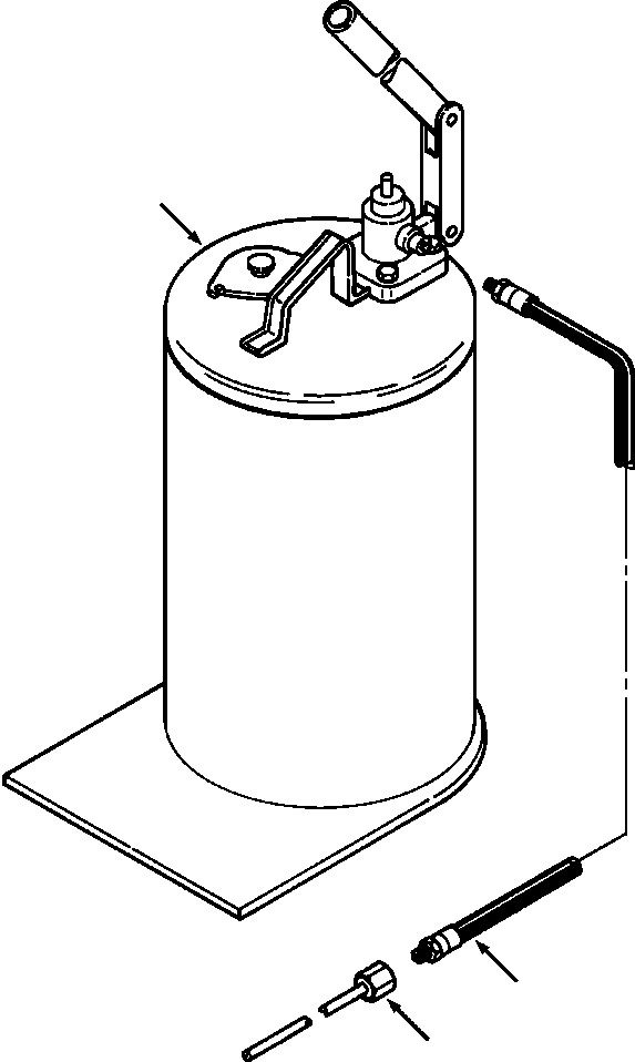 TANK TYPE LUBRICATOR (309 015 R91) KOMATSU