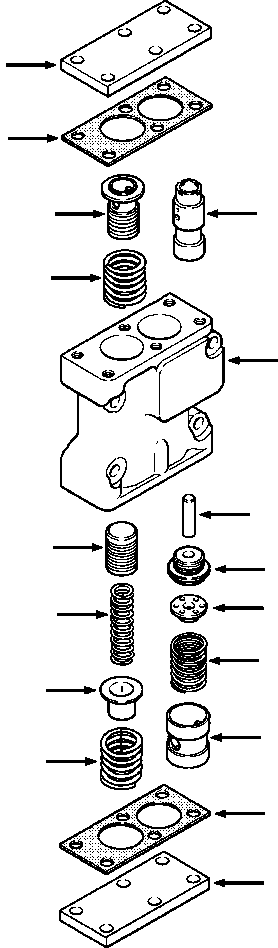 GASKET, END COVER 654 333 C2 KOMATSU