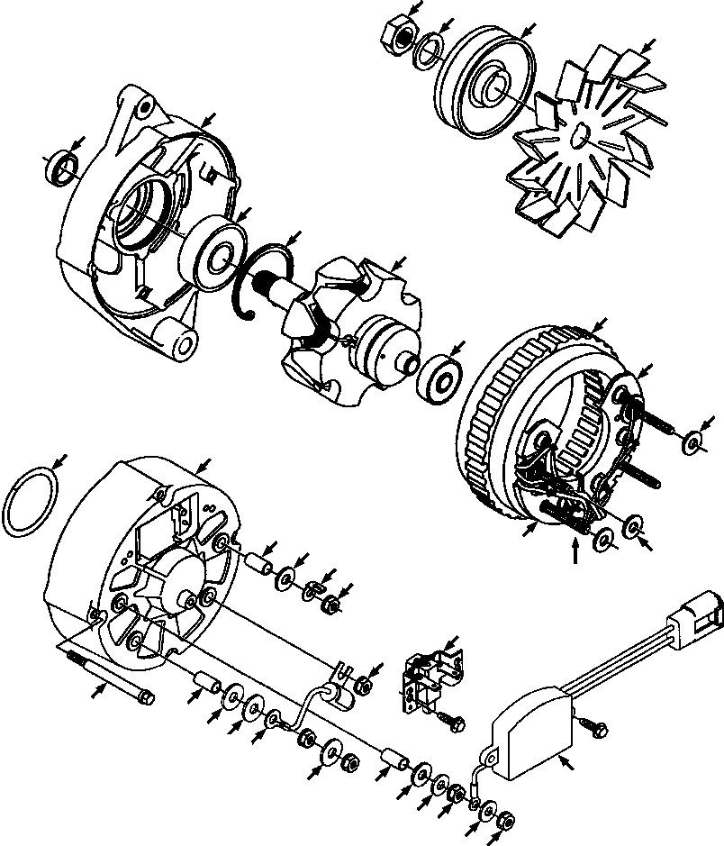 METAL, FLAT - 1/4x9/16 1303 809 H1 KOMATSU