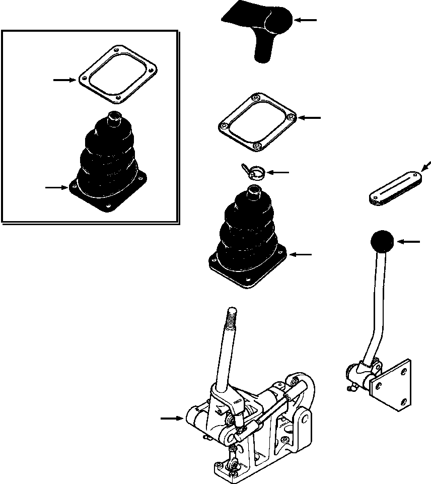 EQUIPMENT VALVE CONTROLS (1270 686 H91) KOMATSU
