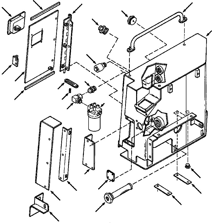 SCREW, MOUNTING - #7 DRIVE 145 384 KOMATSU