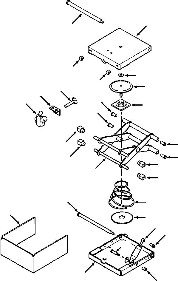 SUSPENSION ASSY, LOWER 1301 352 H1 KOMATSU