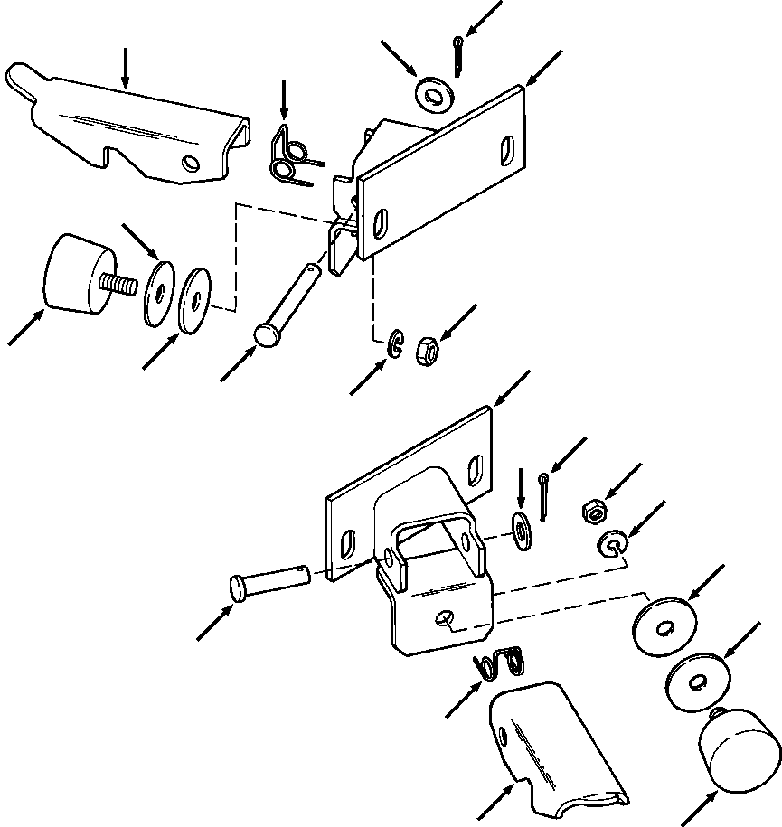 BUMPER, RUBBER STOP 736 173 C1 KOMATSU