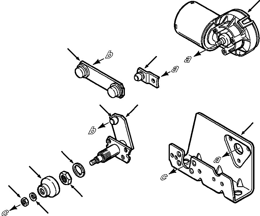 MOTOR ASSY, WIPER 1304 289 H91 KOMATSU