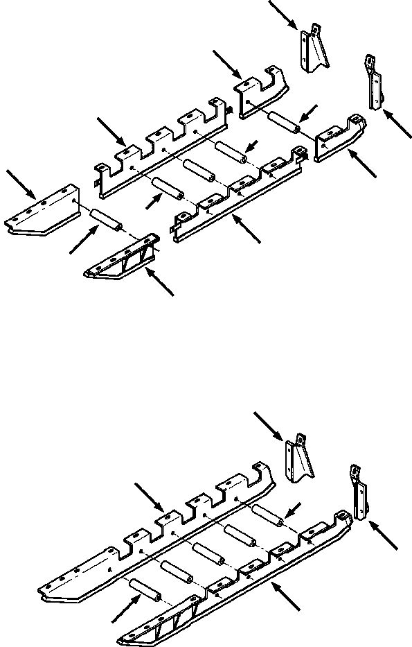 CHAIN GUIDE ROCK DEFLECTOR (1259 140 H91) KOMATSU